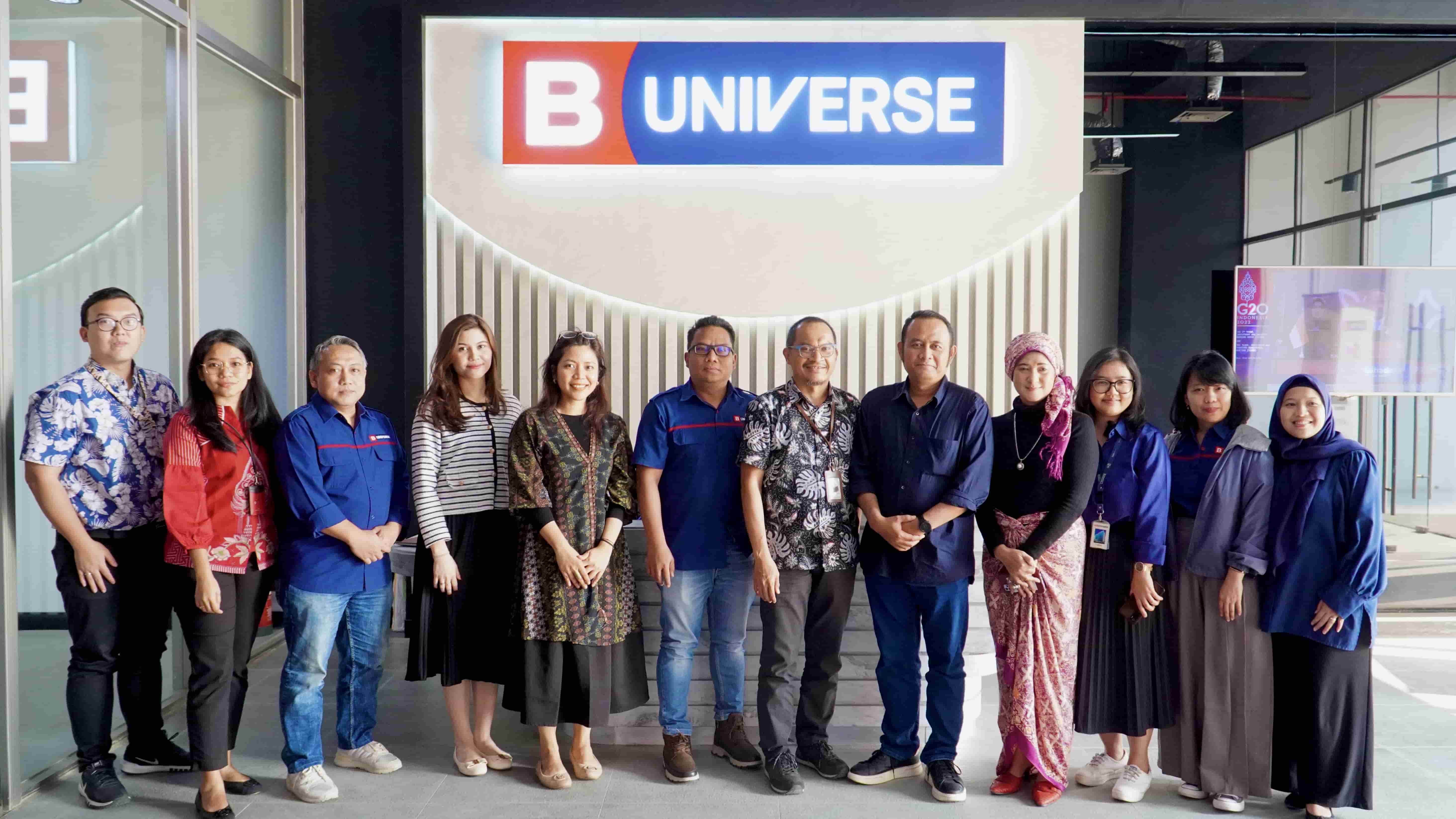 Visitasi Media B Universe bersama Program Studi Jurnalistik