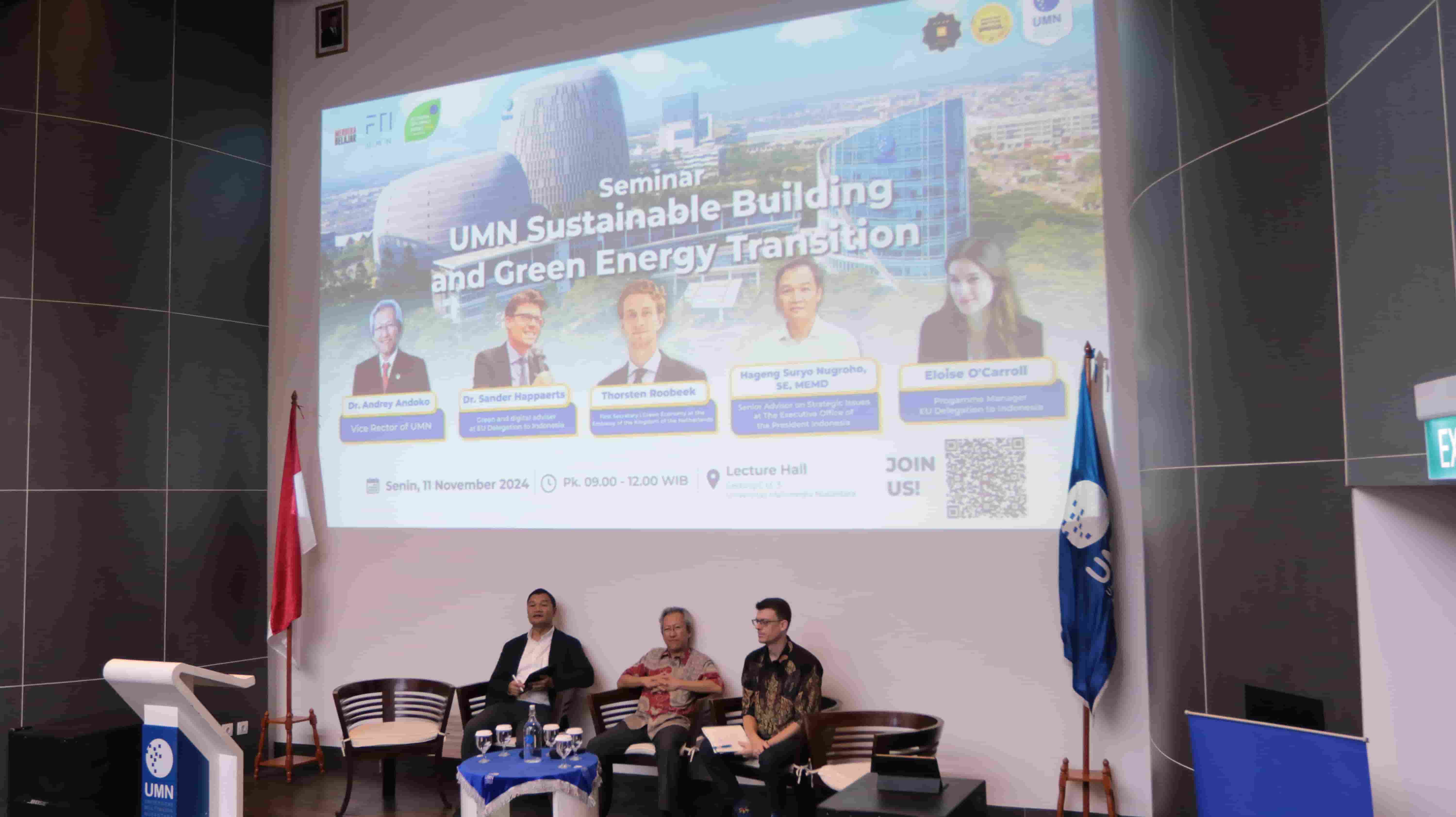 Seminar Sustainable Building dan Green Energy Transition bersama European Delegations