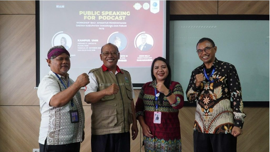 Open Defecation: A Big Challenge in Tangerang, UMN Organizes Podcast Training to Educate the Public